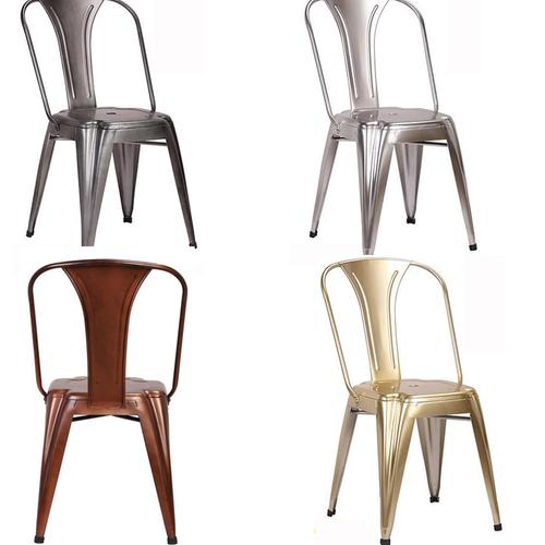 家具 现代家具  现代椅子  产品名称 工业工厂餐厅金属椅花园家具